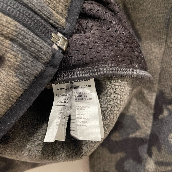 Patagonia Better Sweater Mens Size XS  Camo Gray Full Zip Fleece Jacket Outdoor - Picture 7 of 10